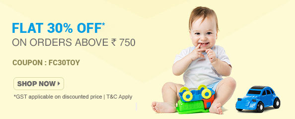 firstcry - Avail Flat 30% discount on Toys and Gaming