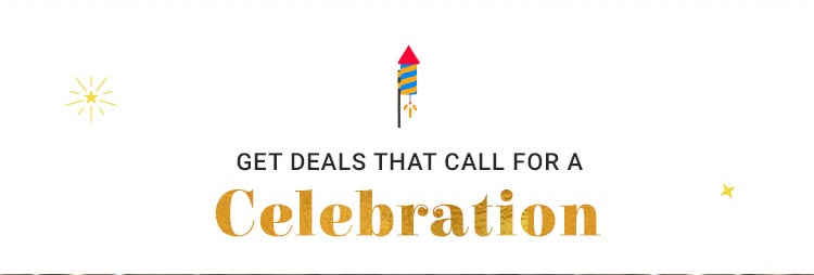Get Deals that Calls for a Celebration