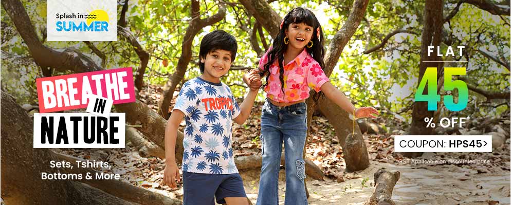 Flat 45% Discount on Kids Fashion