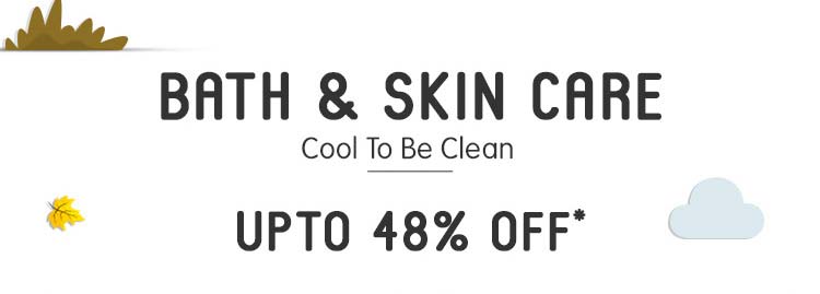 Bath & Skin Care Upto 48% Off*