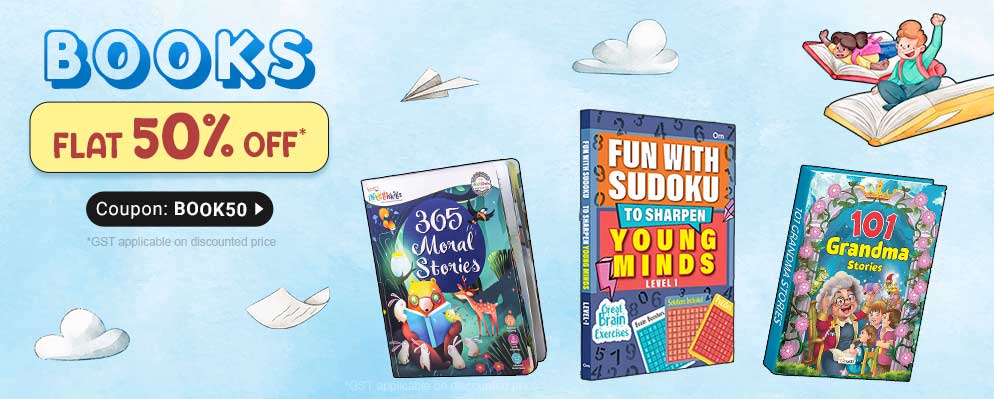 Flat 50% discount on Select Books