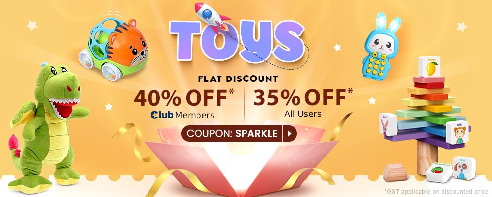 Get Flat 35% OFF on Kids Fashion, Essentials and More