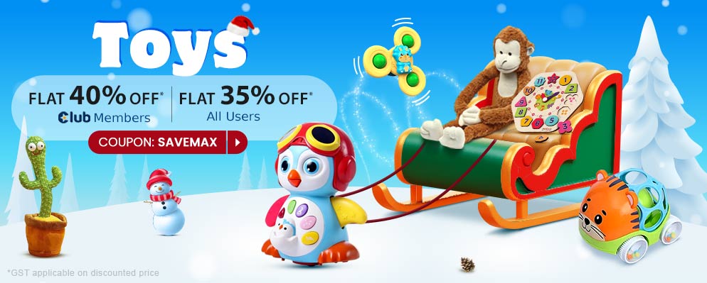 Get 40% discount on Top Selling Baby Toys and More