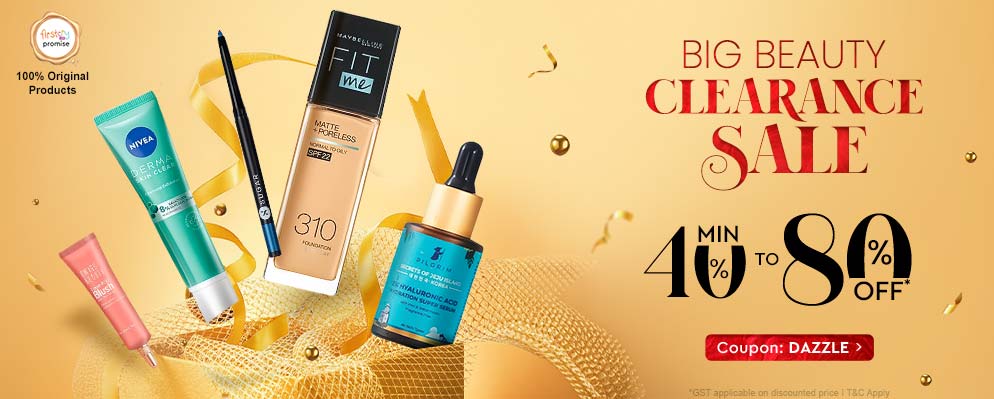 Big Beauty Clearance – Up to 80% off on Branded Makeup Products