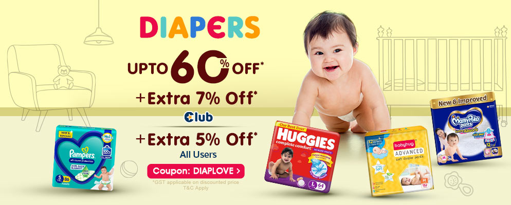 Firstcry - Avail Upto 60% discount + Extra 5% discount