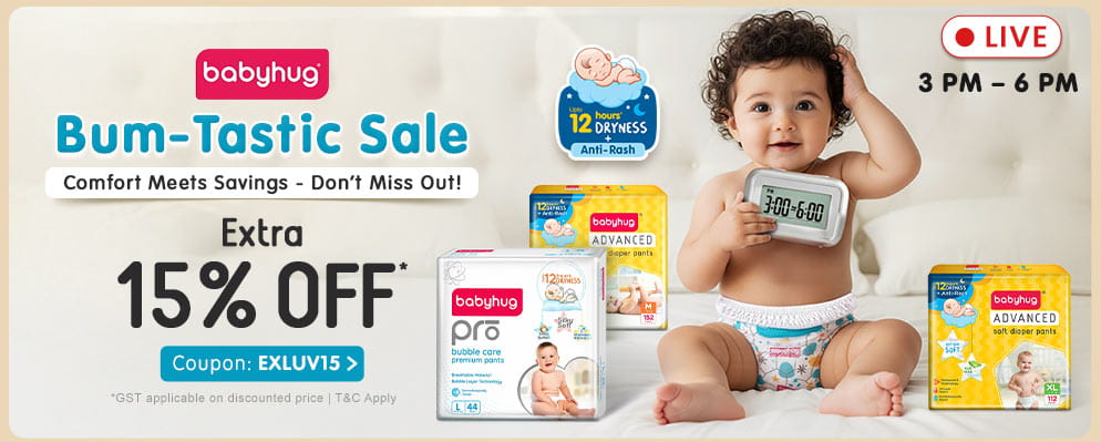 Avail Additional 15% off on Babyhug Bonanza