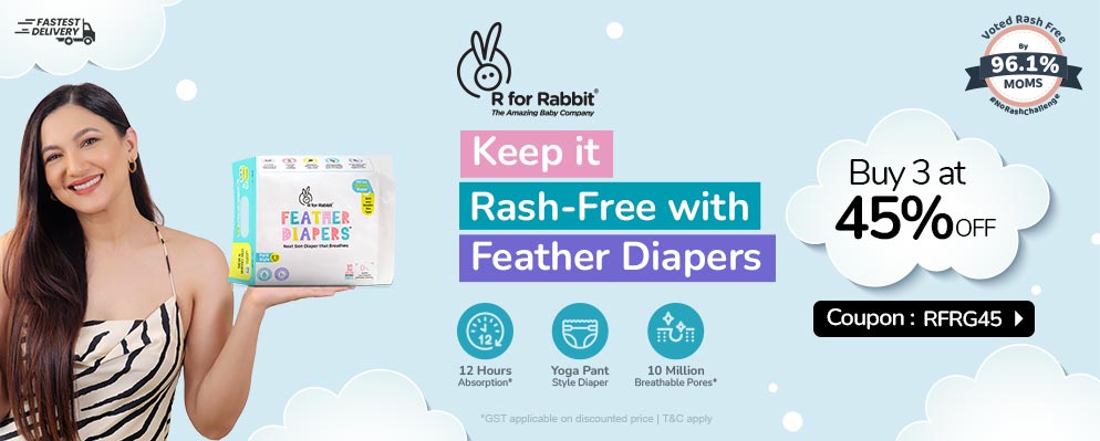 Flat 45% OFF on 3 Rabbit Diaper pants