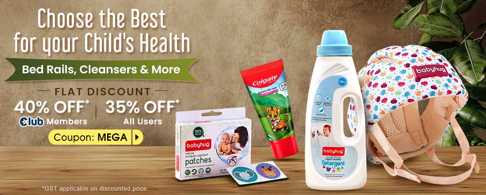 Flat 40% off on Bed Rails, Cleansers and more