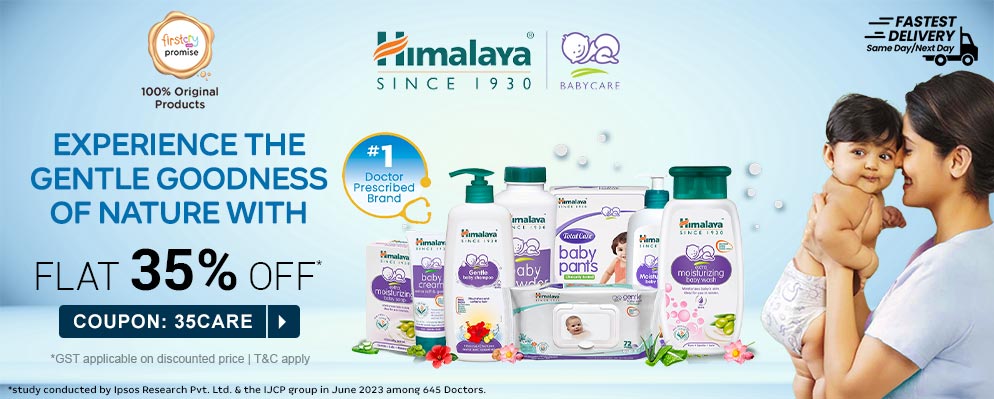 35% OFF on Baby Lotions, Creams, Powders and more