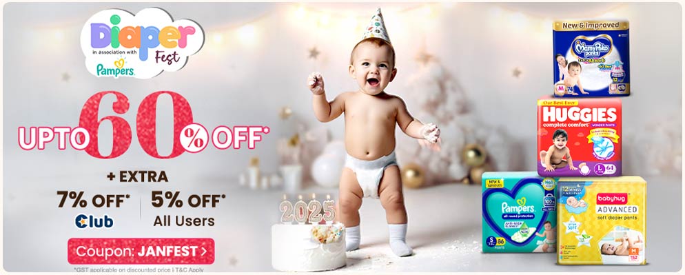 Additional 7% Discount on Diapers