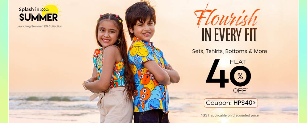 Get 40% off on Kids Fashion