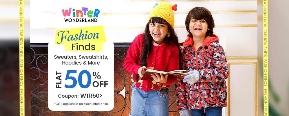 Winter Wonderland Sale- 50% Off on Kids Winterwear