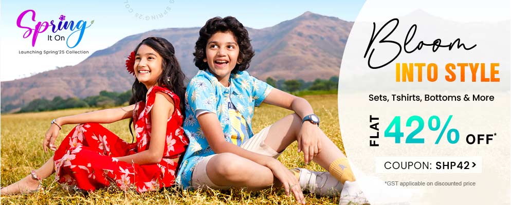 Get 42% Discount on Bestselling Kids Fashion