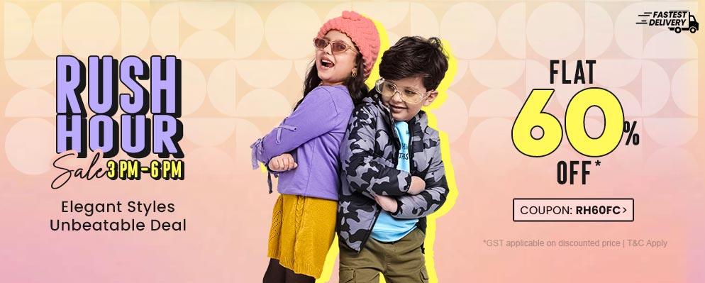 60% off on Kids Fashion