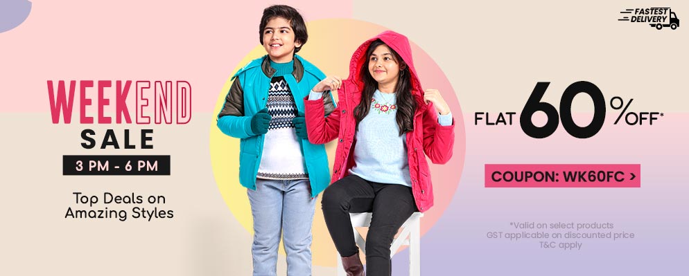 Weekend Sale – Avail 60% off on Select Fashion Products