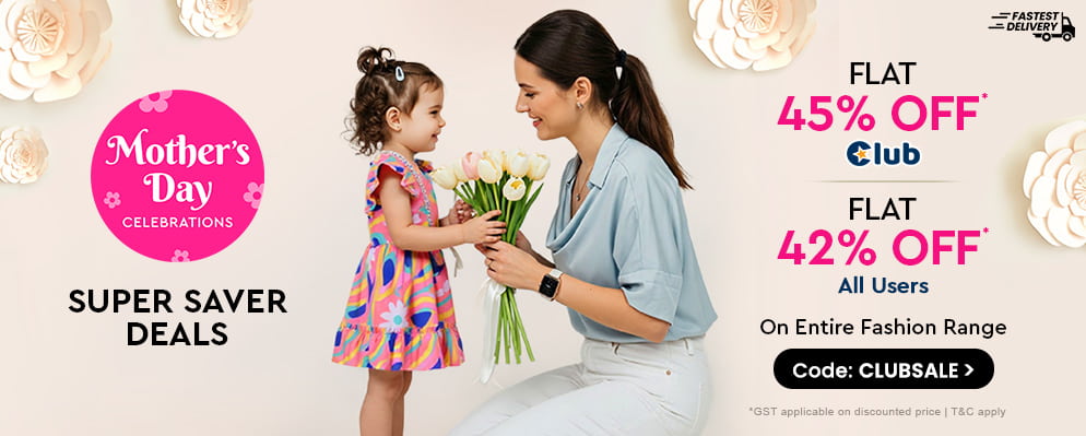 Avail Up To 42% OFF on Kids Fashion