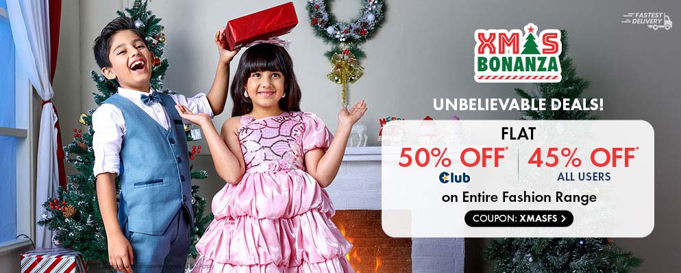 45% Off on KIds Fashion Range