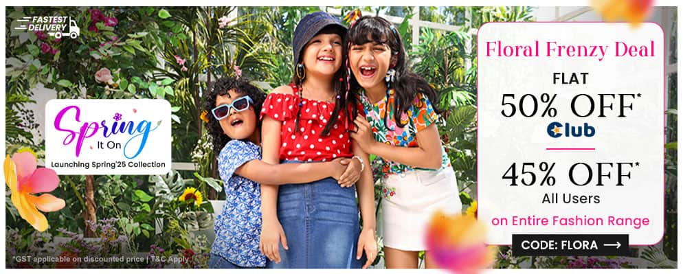 Firstcry - Up to 50% Discount on Kids Fashion Wear