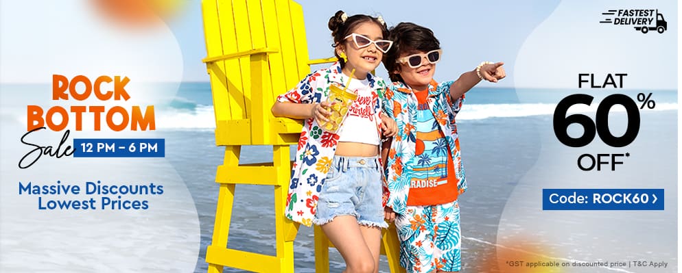 Rock Bottom Sale – Get 60% Discount on Select Fashion Products