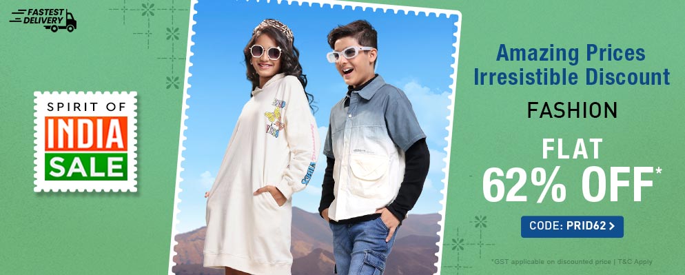 Spirit Of India Sale – Avail 62% Off on select products