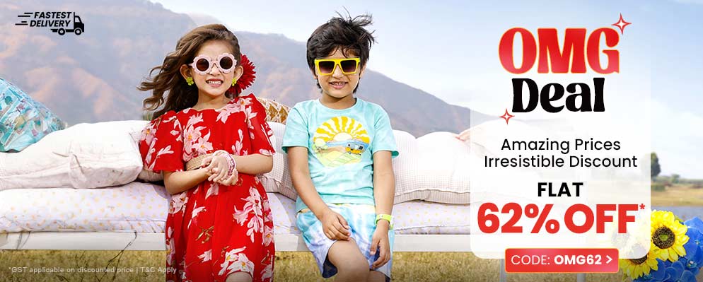 62% discount on Select Kids Fashion Range