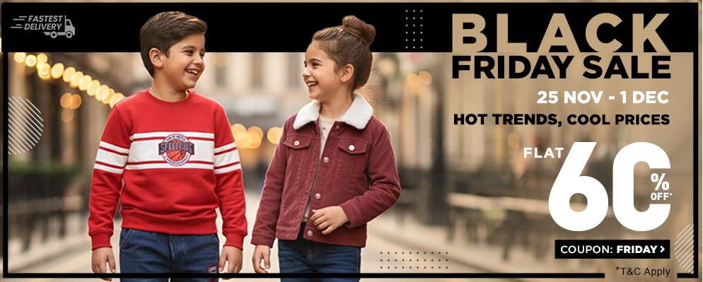 firstcry - Black Friday Sale – Get 60% discount