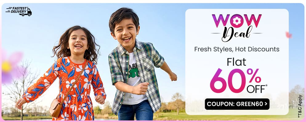 firstcry.com - Get Flat 60% discount