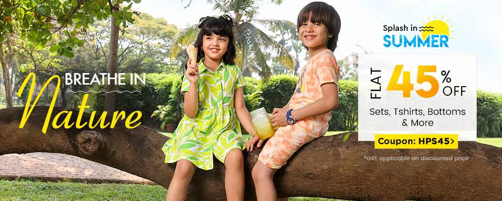 Get Flat 45% discount on Kids Fashion Collection