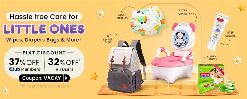 Get Up to 37% discount on Kids Toys, Baby Care and More