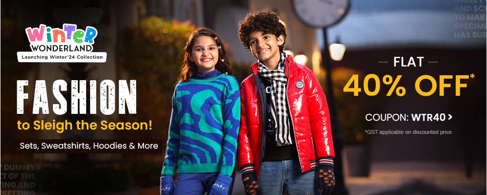 40% discount on Top Selling Kids Fashion