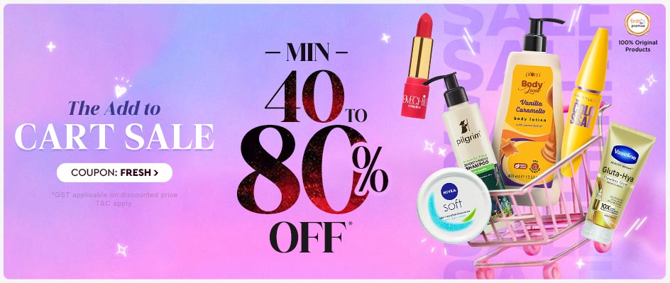 Get Up to 45% OFF on Select Beauty and Personal Care Range