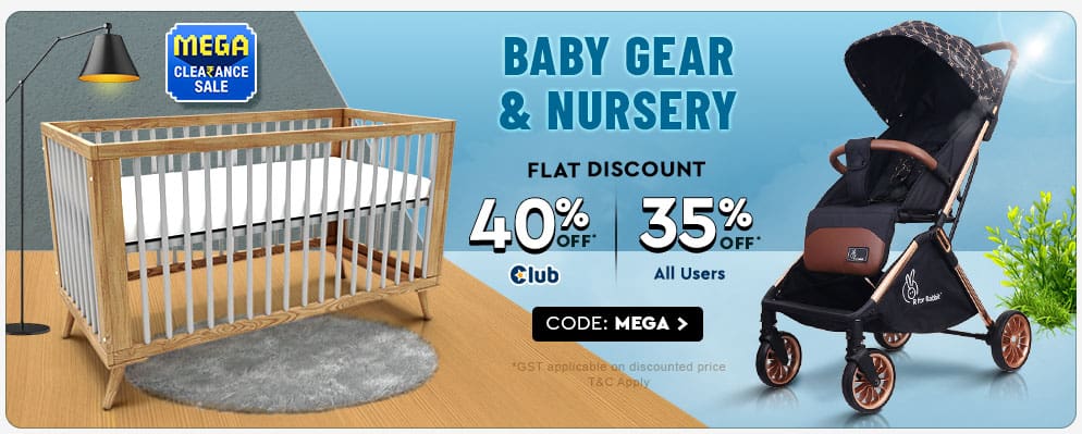 Firstcry - Up to 42% OFF on Baby Gear and Nursery Products