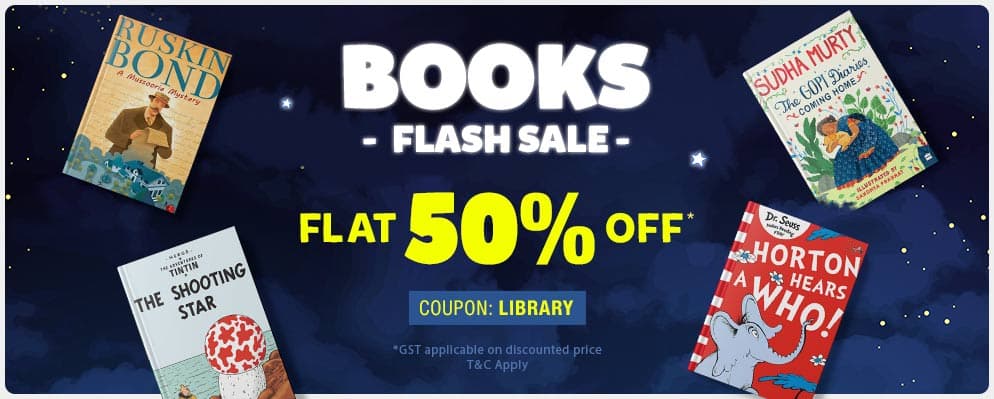 Avail 50% discount on Select Books