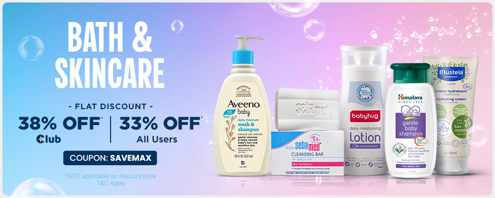 Get Flat 33% OFF on Top Selling Baby Care Products