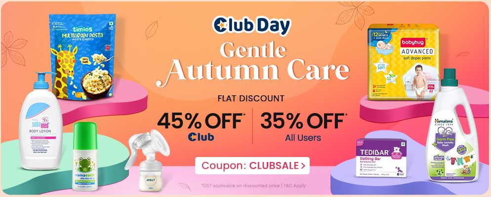 Upto 45% discount on Select Fashion and Babycare Products