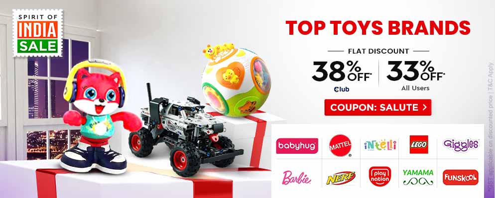 Upto 33% off on Toys and Games