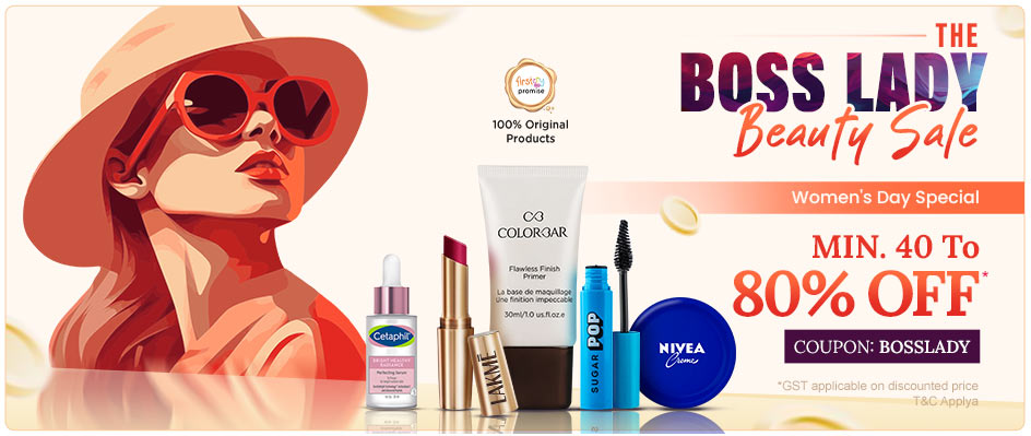 THE BOSS LADY Beauty Sale – Avail Up To 45% Off on Beauty and Personal Care Range