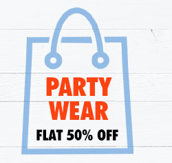 Party wear Flat 50%