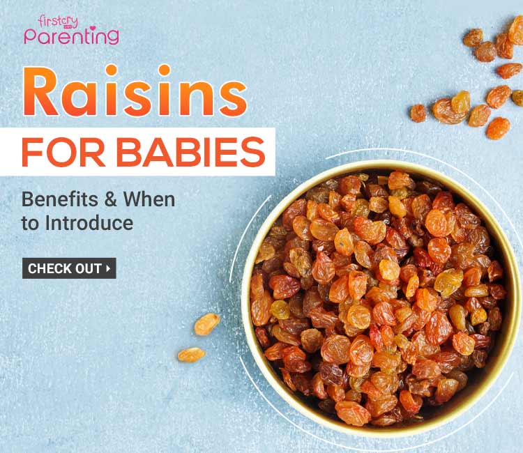 Raisins for babies