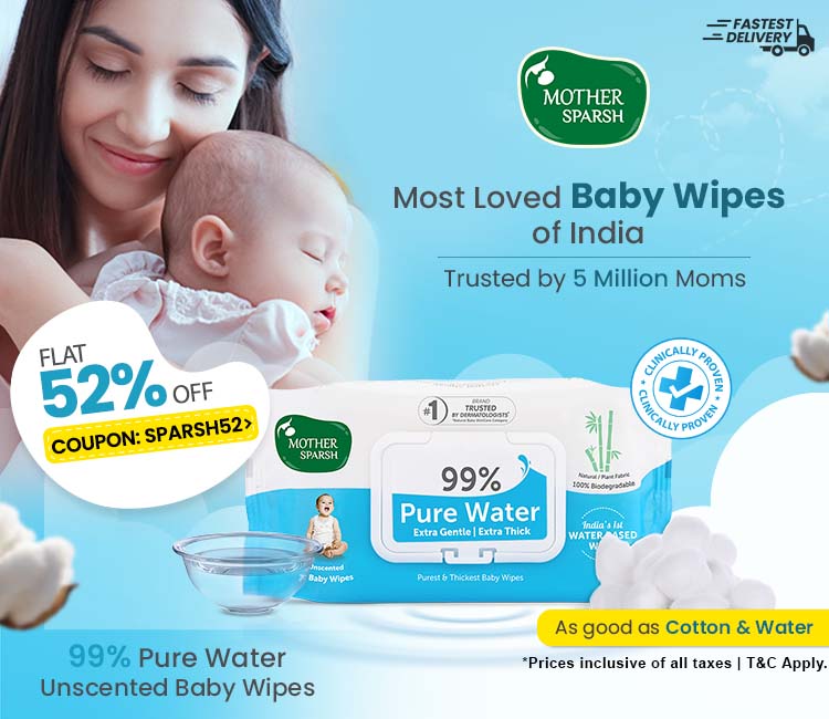 Mother sparsh wipes