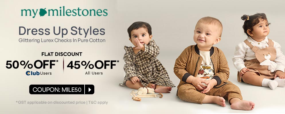 Avail Up To 50% Off on Kid's Clothes and Shoes