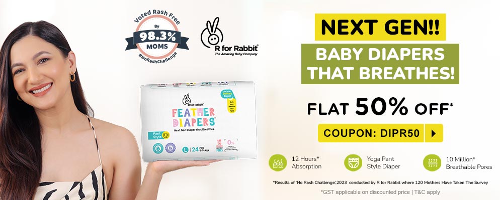 Avail Flat 50% Discount on Rabbit Diapers Range