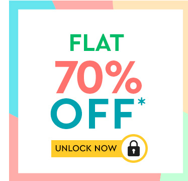 FLAT 70% OFF*