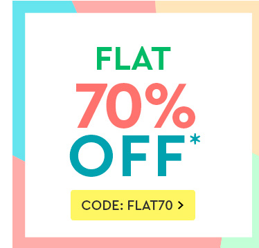 FLAT 70% OFF*