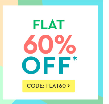 FLAT 60% OFF*