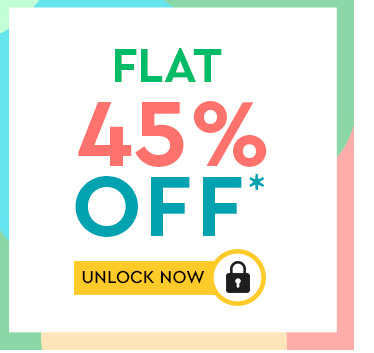 FLAT 45% OFF*