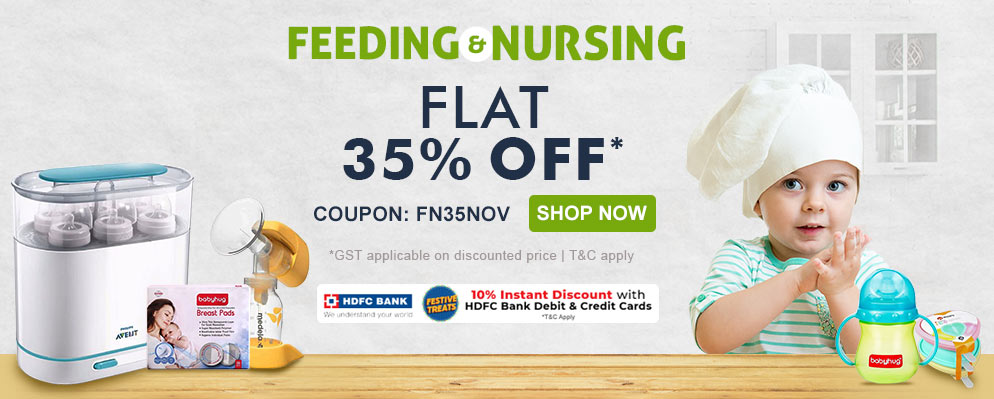 firstcry.com - Get Flat 35% discount on Feeding and Nursing Range