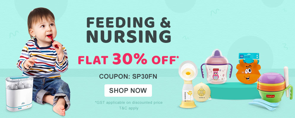 Coupons and Offers for FirstCry - 30% off on Feeding & Nursing Range