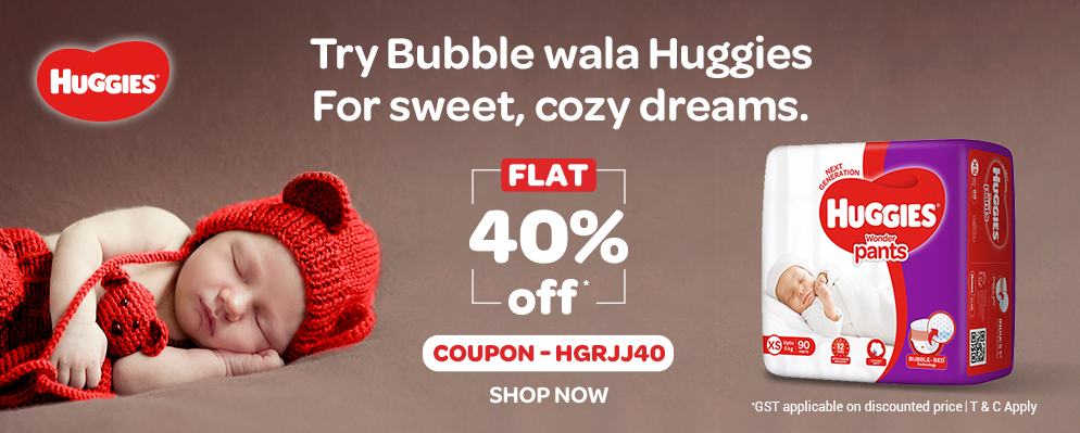 firstcry.com - 40% off on Huggies Diapers