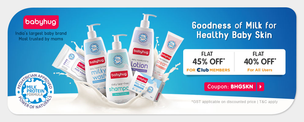 firstcry.com - Get 40% Discount on Babyhug Skincare Range